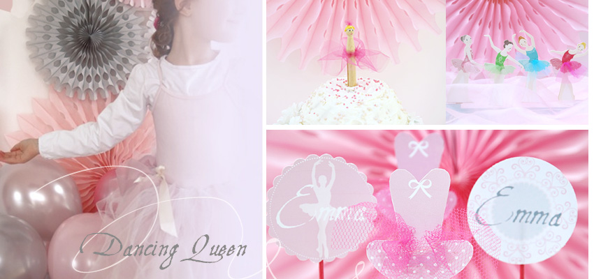 Zauberhafte Dekorationen für kleine Ballerinas