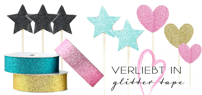 Verliebt in Glitter Tape